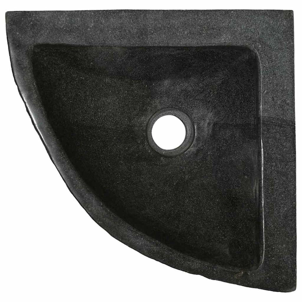 vidaXL Wall Hung Corner Basin Grey (38-45) x (38-45) x 12 cm