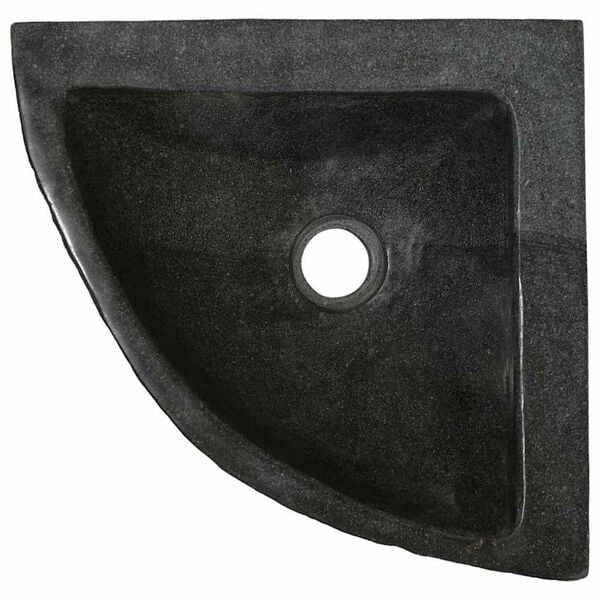 vidaXL Wall Hung Corner Basin Grey (38-45) x (38-45) x 12 cm