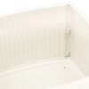 vidaXL Garden Table White 53x53x40 cm Plastic