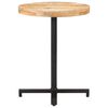 vidaXL Bistro Table Round Ø60x75 cm Rough Mango Wood