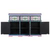 vidaXL Hand-Painted Sideboard Multicolour 110x30x76cm Solid Mango Wood