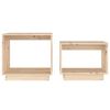 vidaXL Nesting Coffee Tables 2 pcs Solid Wood Pine