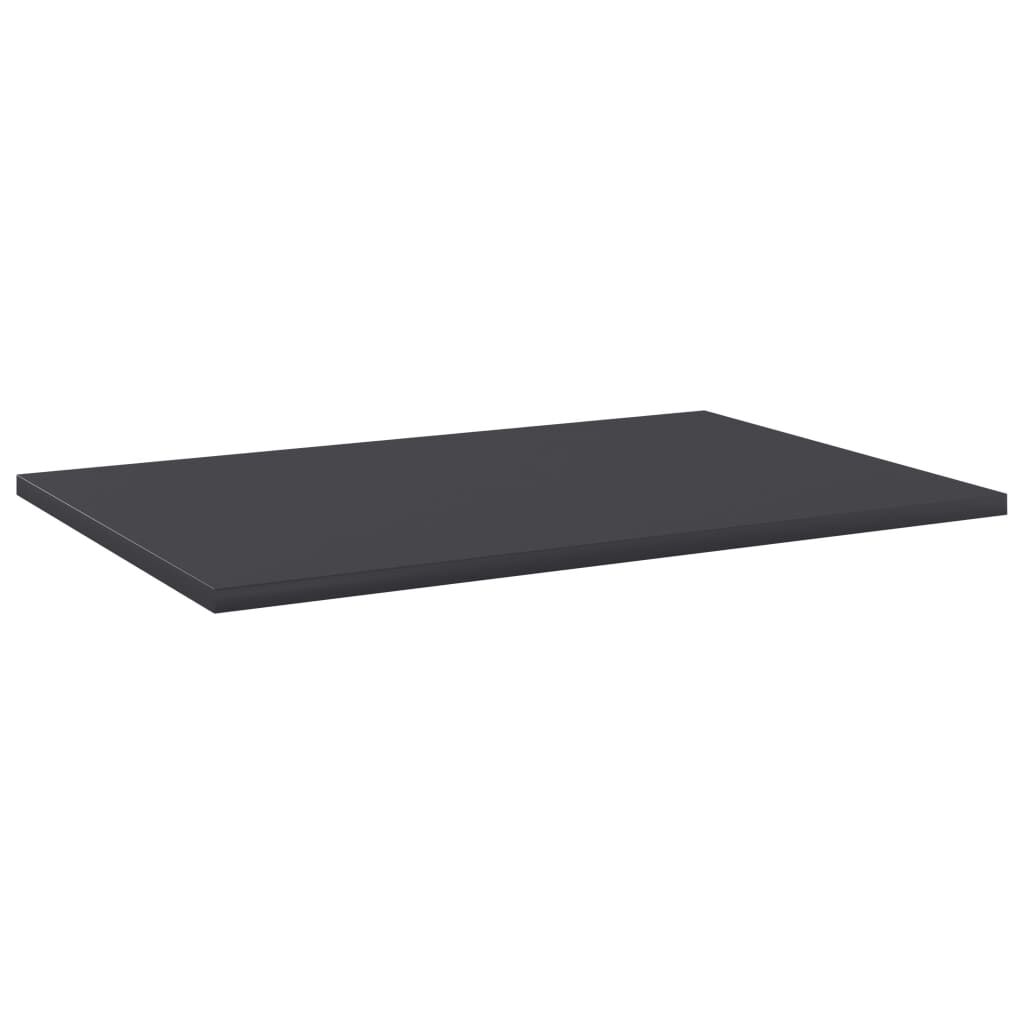 vidaXL Bookshelf Boards 8 pcs Grey 60x40x1.5 cm Engineered Wood