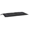 vidaXL Garden Bench Cushions 2pcs Black 100x50x7 cm Oxford Fabric