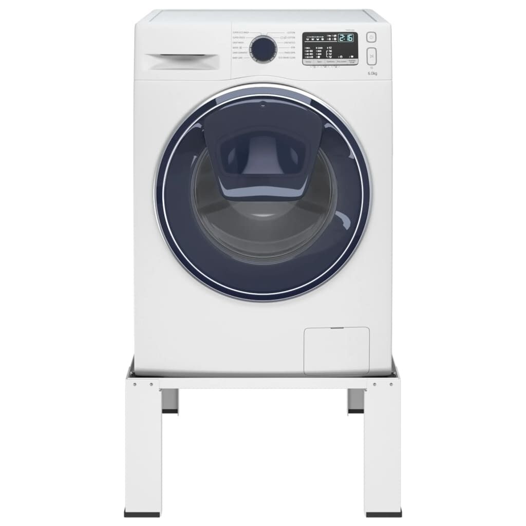 vidaXL Washing Machine Pedestal with Drawer White