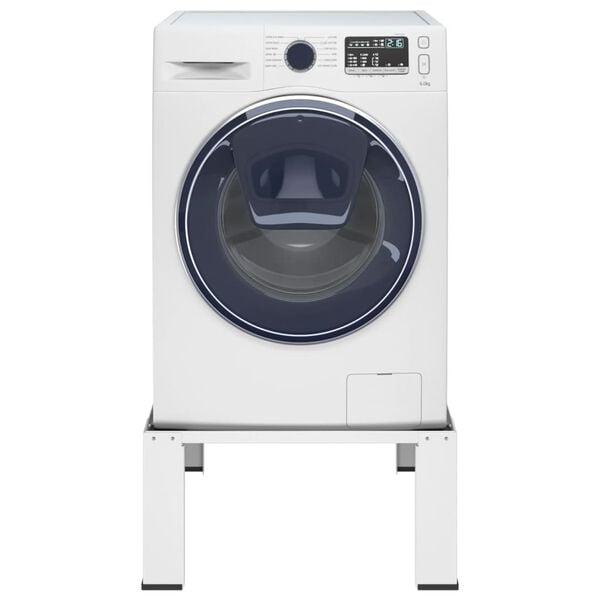 vidaXL Washing Machine Pedestal with Drawer White