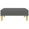 vidaXL Footstool Dark Grey 77x55x31 cm Fabric