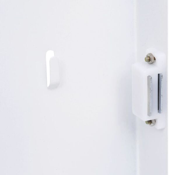 vidaXL Key Box with Magnetic Board White 30x20x4 cm