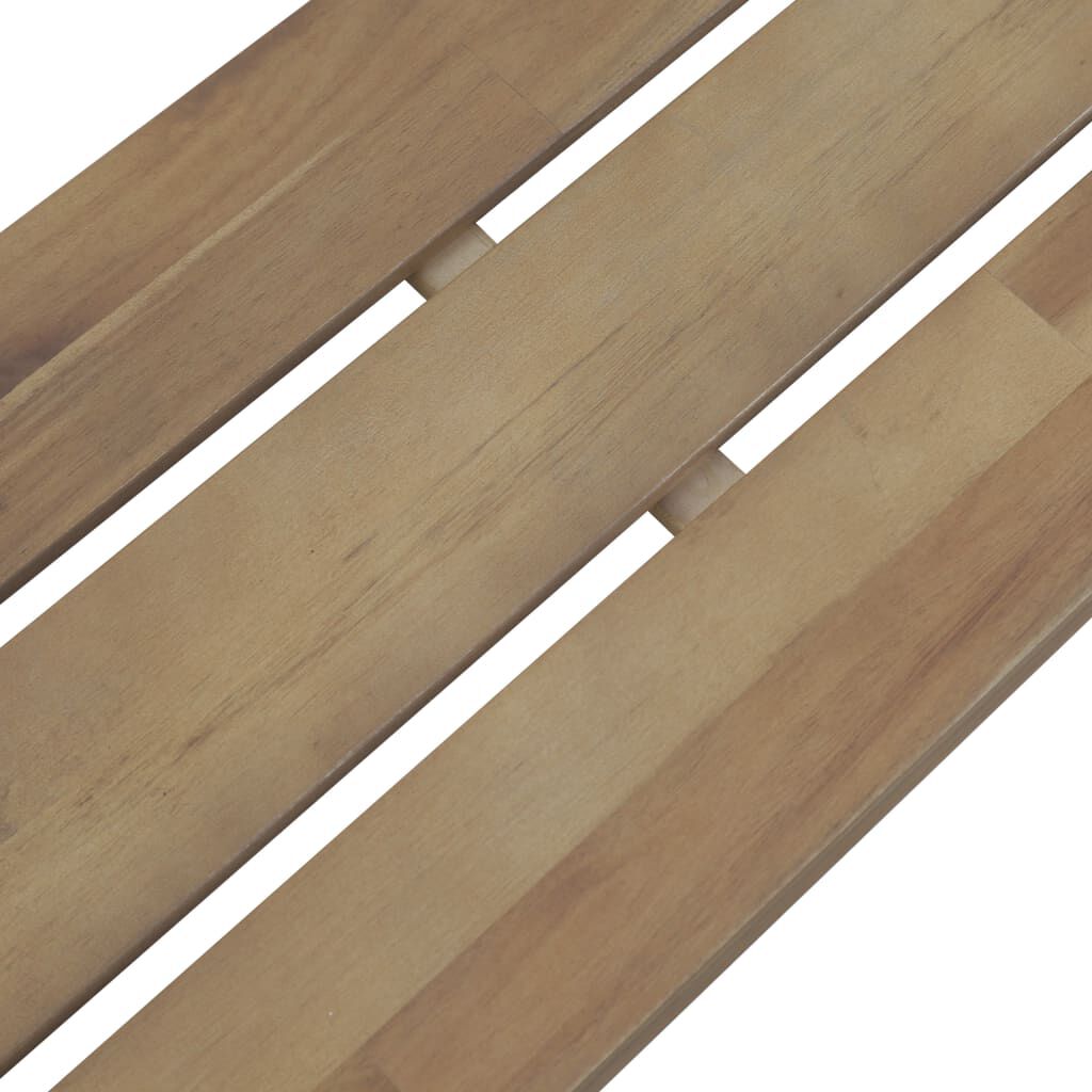 vidaXL Garden Bench 120 cm Solid Acacia Wood