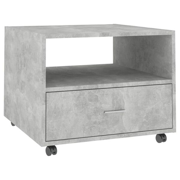 vidaXL Coffee Table Concrete Grey 55x55x40 cm Engineered Wood