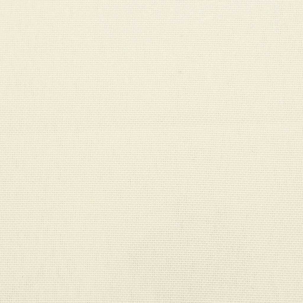 vidaXL Garden Bench Cushion Cream White 150x(50+50)x7cm Oxford Fabric