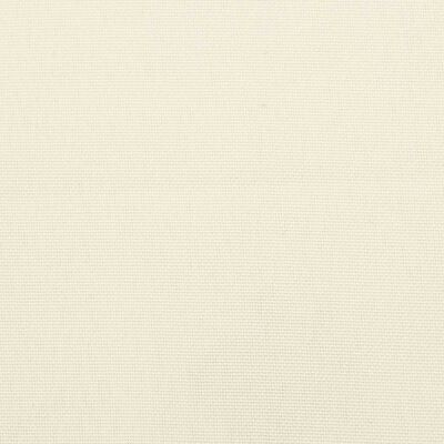 vidaXL Garden Bench Cushion Cream White 150x(50+50)x7cm Oxford Fabric