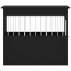 vidaXL Dog Crate Furniture Black 55x80x68 cm Engineered Wood