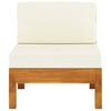 vidaXL 6 Piece Garden Lounge Set with Cushions 100x60 cm Acacia Wood