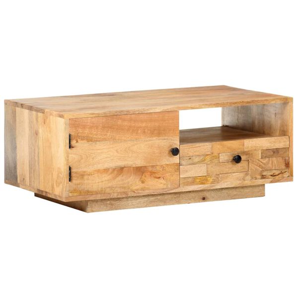 vidaXL Coffee Table 90x50x35 cm Solid Mango Wood