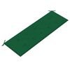 vidaXL 3-Seater Garden Bench with Cushion 150 cm Solid Eucalyptus Wood