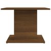 vidaXL Coffee Table Brown Oak 55.5x55.5x40 cm Engineered Wood