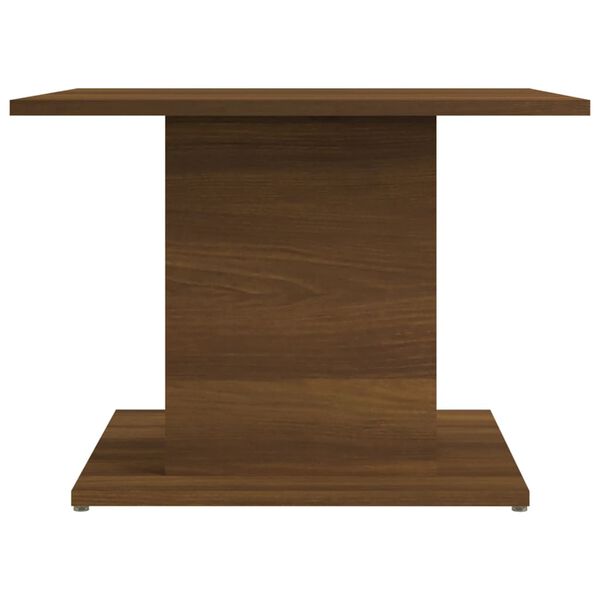 vidaXL Coffee Table Brown Oak 55.5x55.5x40 cm Engineered Wood
