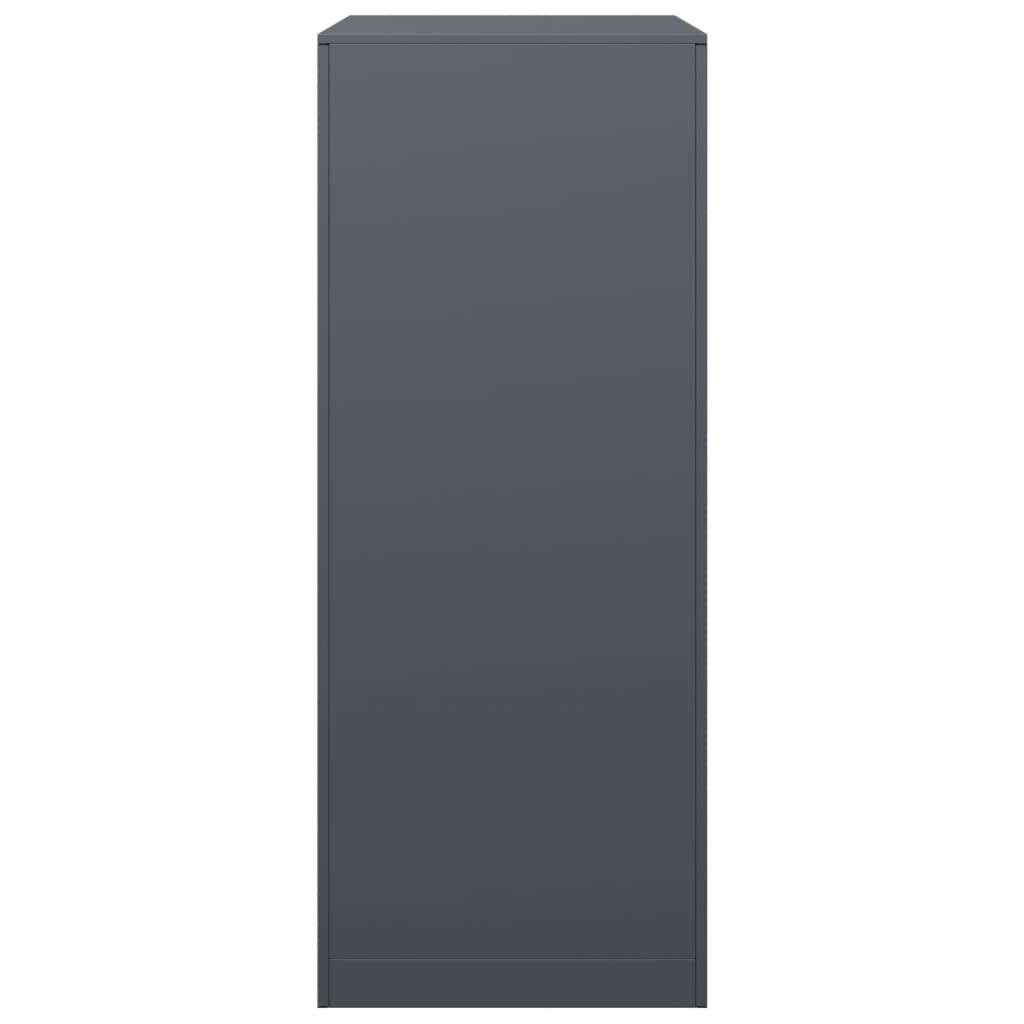 vidaXL Firewood Rack Anthracite 60x40x100 cm Steel