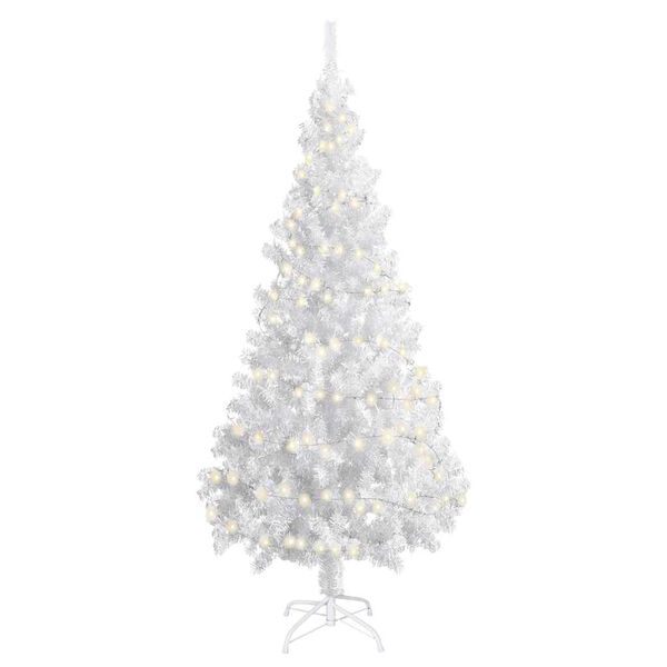 vidaXL Artificial Pre-lit Christmas Tree with Stand 180 cm 620 Branches
