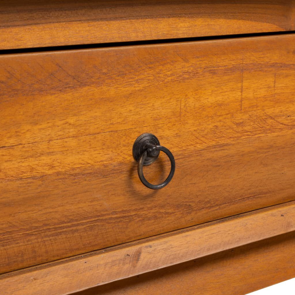 vidaXL TV Cabinet 110x35x40 cm Solid Teak Wood