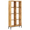 vidaXL Bookshelf 80x25x175 cm Solid Mango Wood