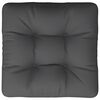 vidaXL Pallet Cushion 60x60x12 cm Grey Fabric