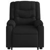 vidaXL Stand up Massage Recliner Chair Black Fabric