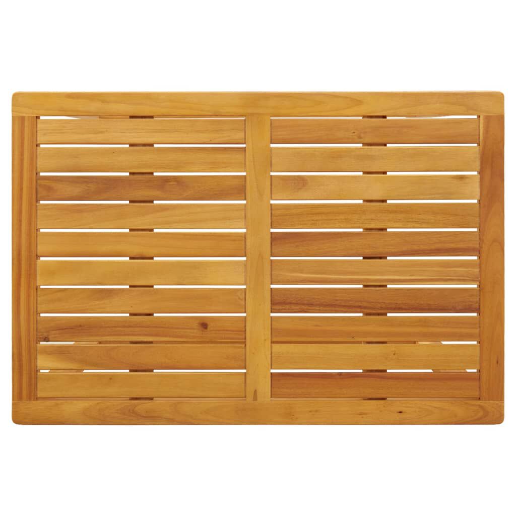 vidaXL 3 Piece Balcony Set with Cushions Solid Wood Acacia