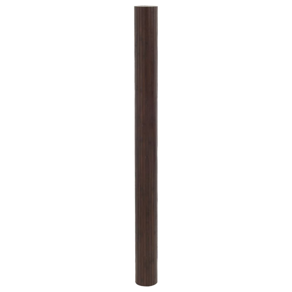 vidaXL Room Divider Dark Brown 165x400 cm Bamboo