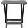 vidaXL Folding Garden Table Anthracite 79x72x70 cm Plastic