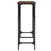 vidaXL Console Table Smoked Oak 140x29x75 cm Engineered Wood