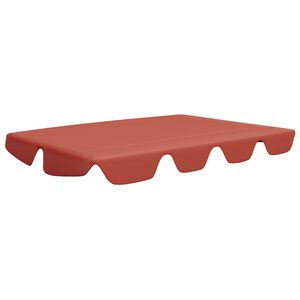 vidaXL Replacement Canopy for Garden Swing Terracotta 188/168x145/110cm