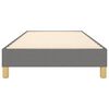 vidaXL Box Spring Bed Frame Dark Grey Twin XL Fabric (US Only)