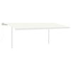 vidaXL Awning Post Set White 600x245 cm Iron