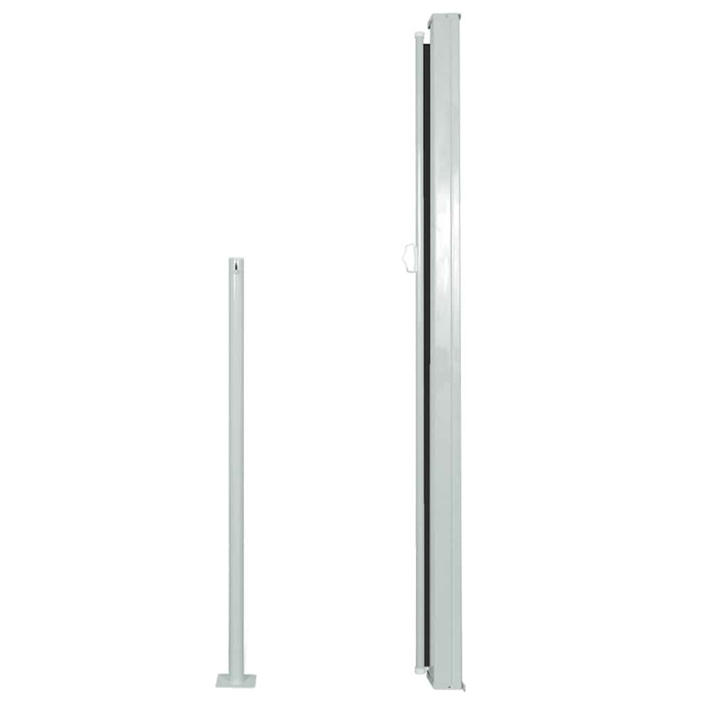 vidaXL Retractable Side Awning 160 x 500 cm Black