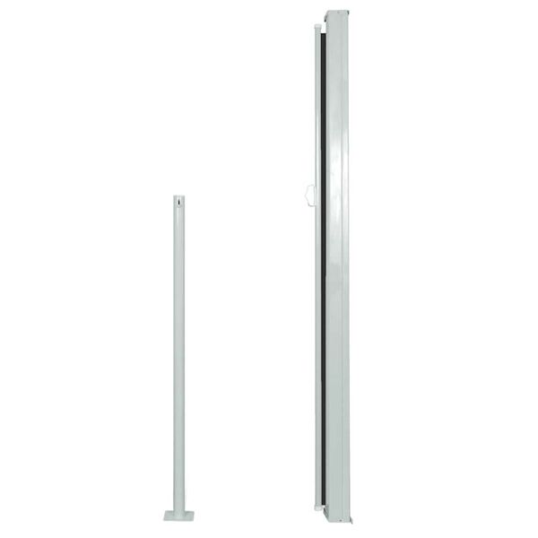 vidaXL Retractable Side Awning 160 x 500 cm Black