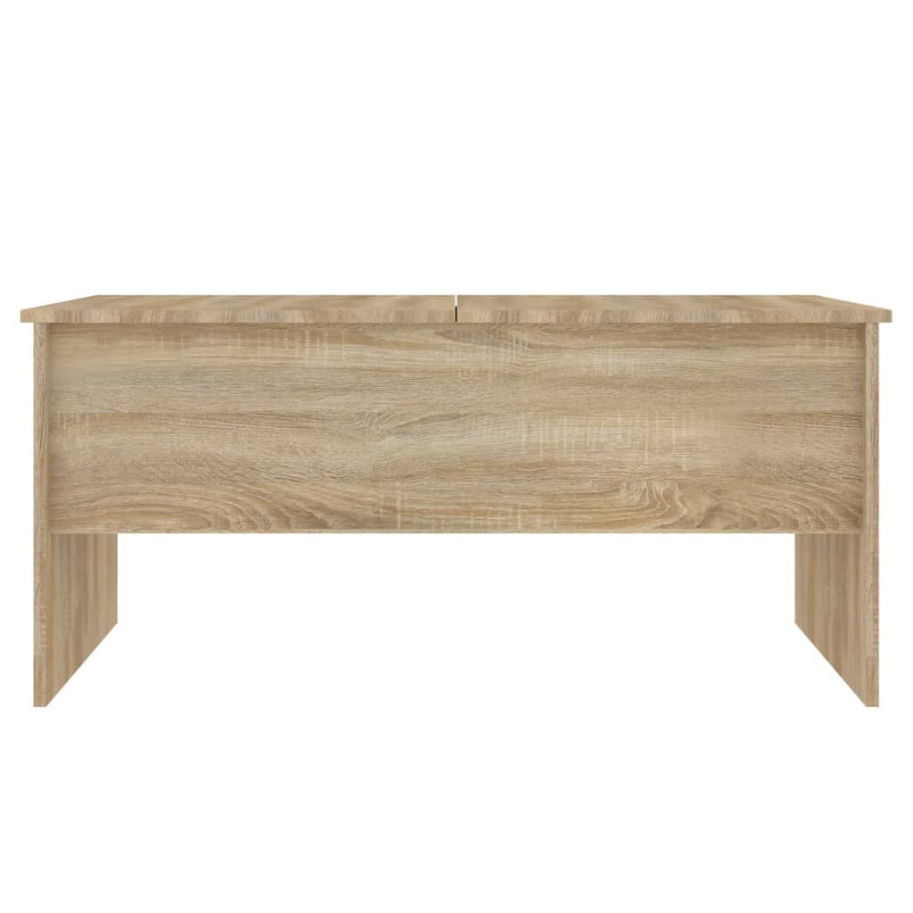 vidaXL Coffee Table Sonoma Oak 102x50.5x46.5 cm Engineered Wood