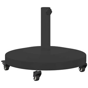vidaXL Outdoor Umbrella Base Black 48 x 48 x 32 cm Steel, Concrete