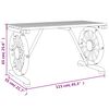 vidaXL Garden Table 115x55x65 cm Solid Wood Fir