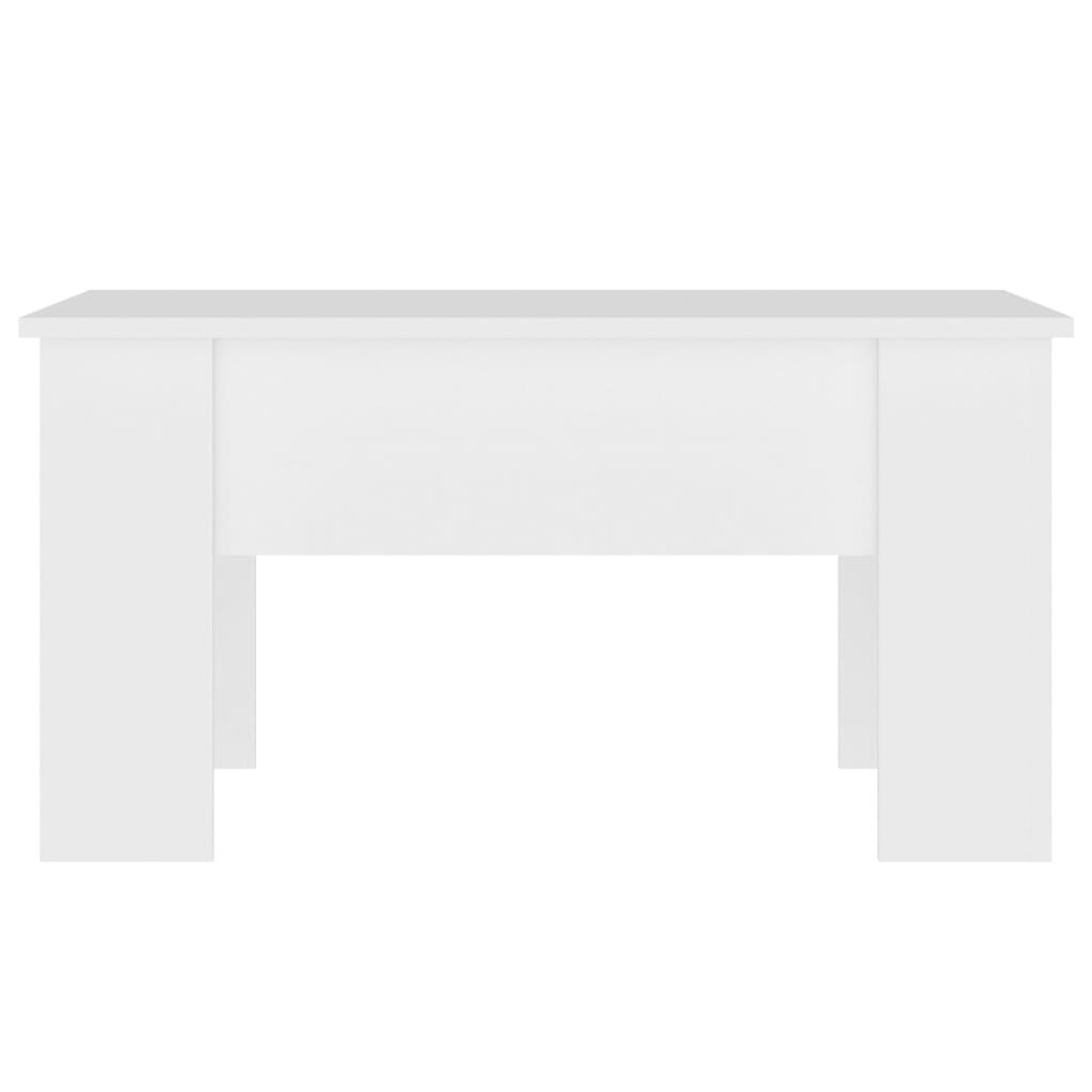 vidaXL Coffee Table White 79x49x41 cm Engineered Wood