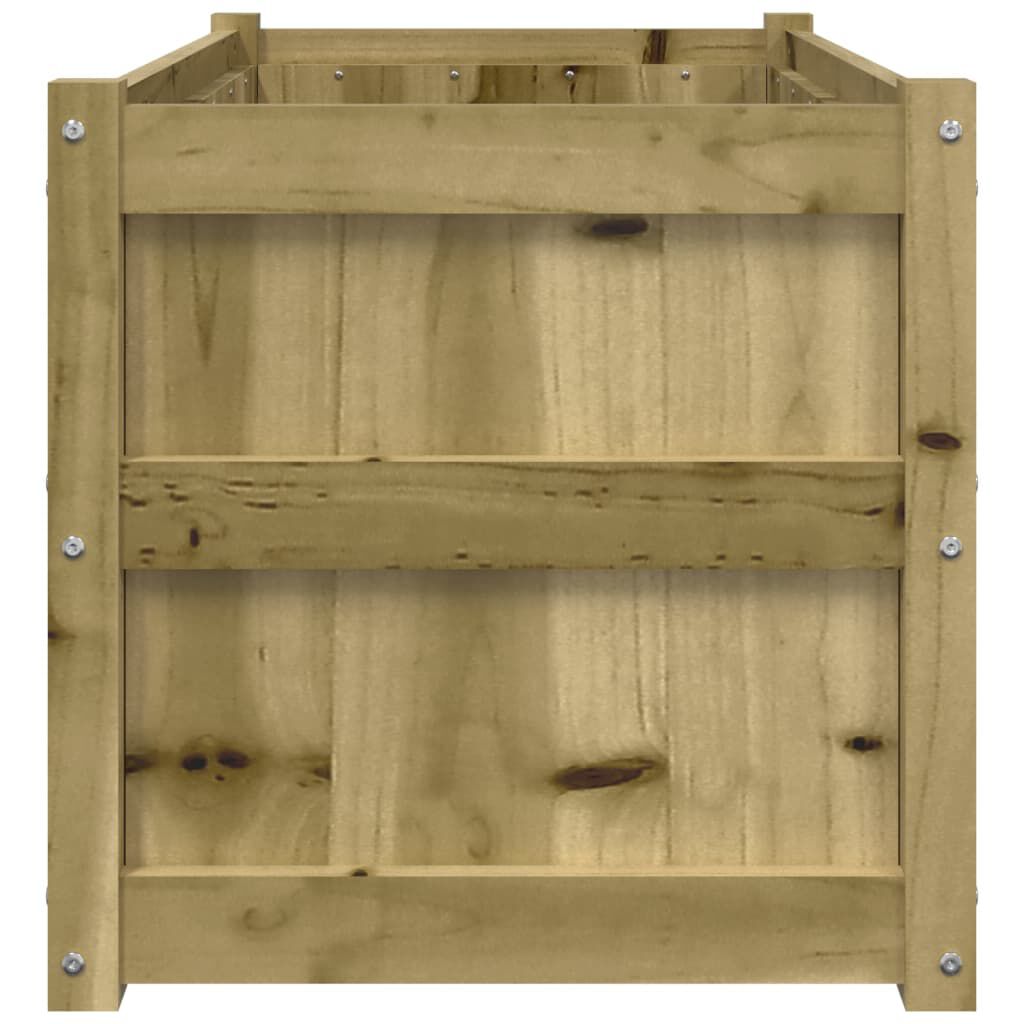 vidaXL Garden Planter 90x50x50 cm Impregnated Wood Pine