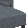 vidaXL Sofa Set 2 pcs Dark grey 173 x 131 x 67 cm Velvet