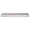 vidaXL Floating Wall Shelves 2 pcs Concrete Grey 60x23.5x3.8 cm MDF