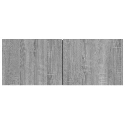 vidaXL TV Cabinets 2 pcs Grey Sonoma 80x30x30 cm Engineered Wood