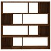 vidaXL Book Cabinet/Room Divider Brown Oak 105x24x102 cm