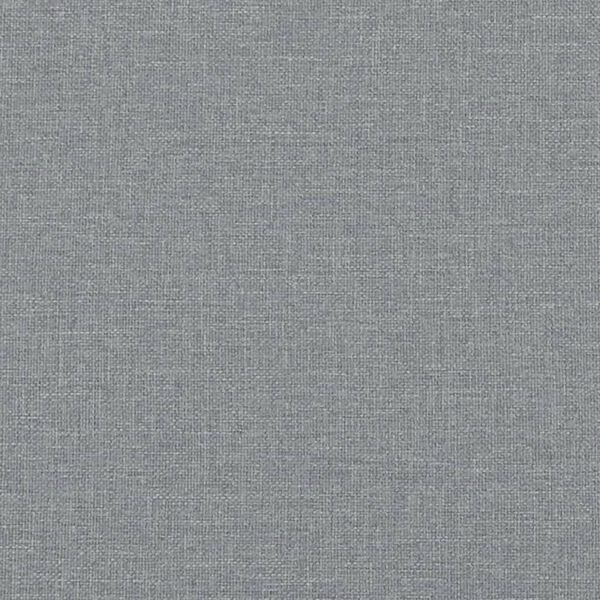 vidaXL Bed Frame without Mattress "Hvar" Light Grey 100x203 cm Fabric