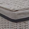 vidaXL Laundry Basket White Willow