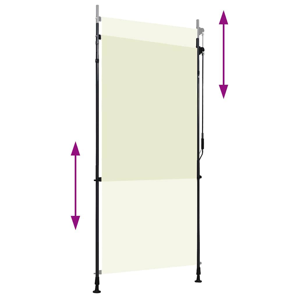 vidaXL Outdoor Roller Blind 100x270 cm Cream