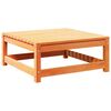 vidaXL 7 Piece Garden Sofa Set with Cushions Wax Brown Solid Wood Pine
